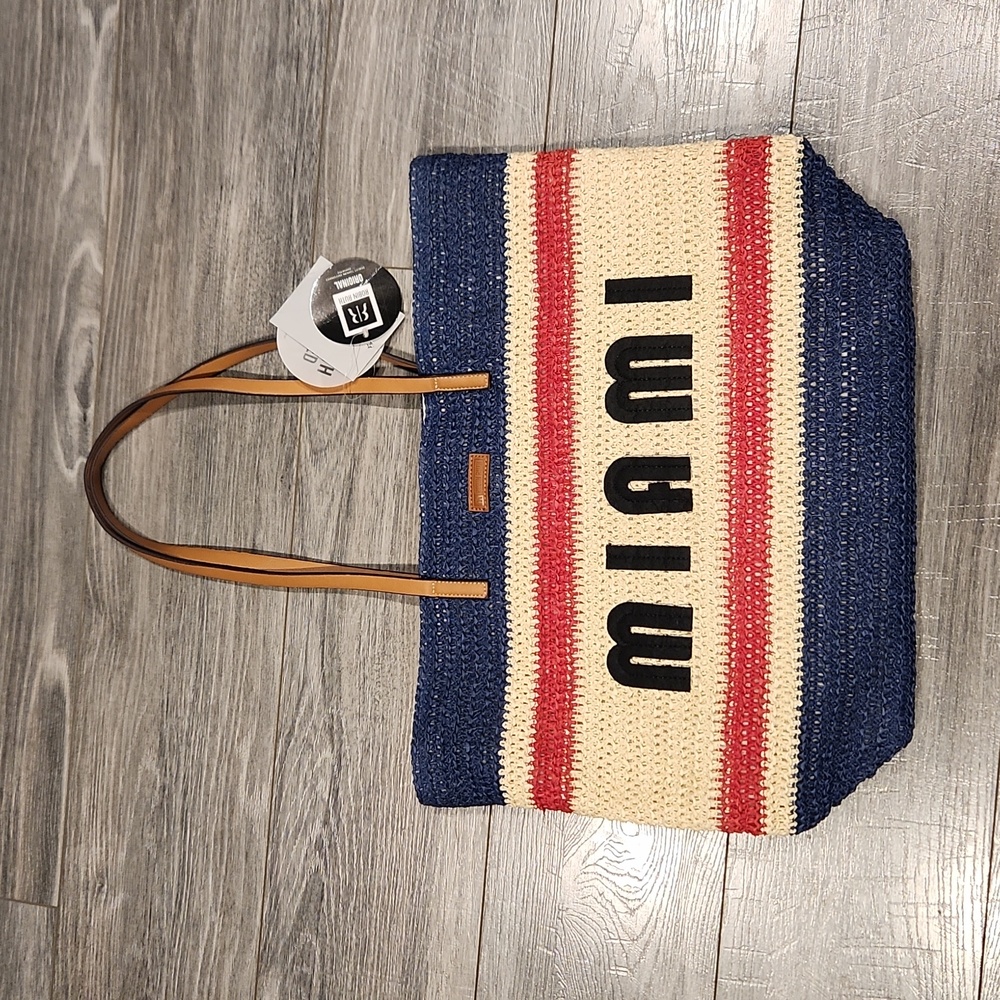NWT Robin Ruth Miami Women's Twill Tote